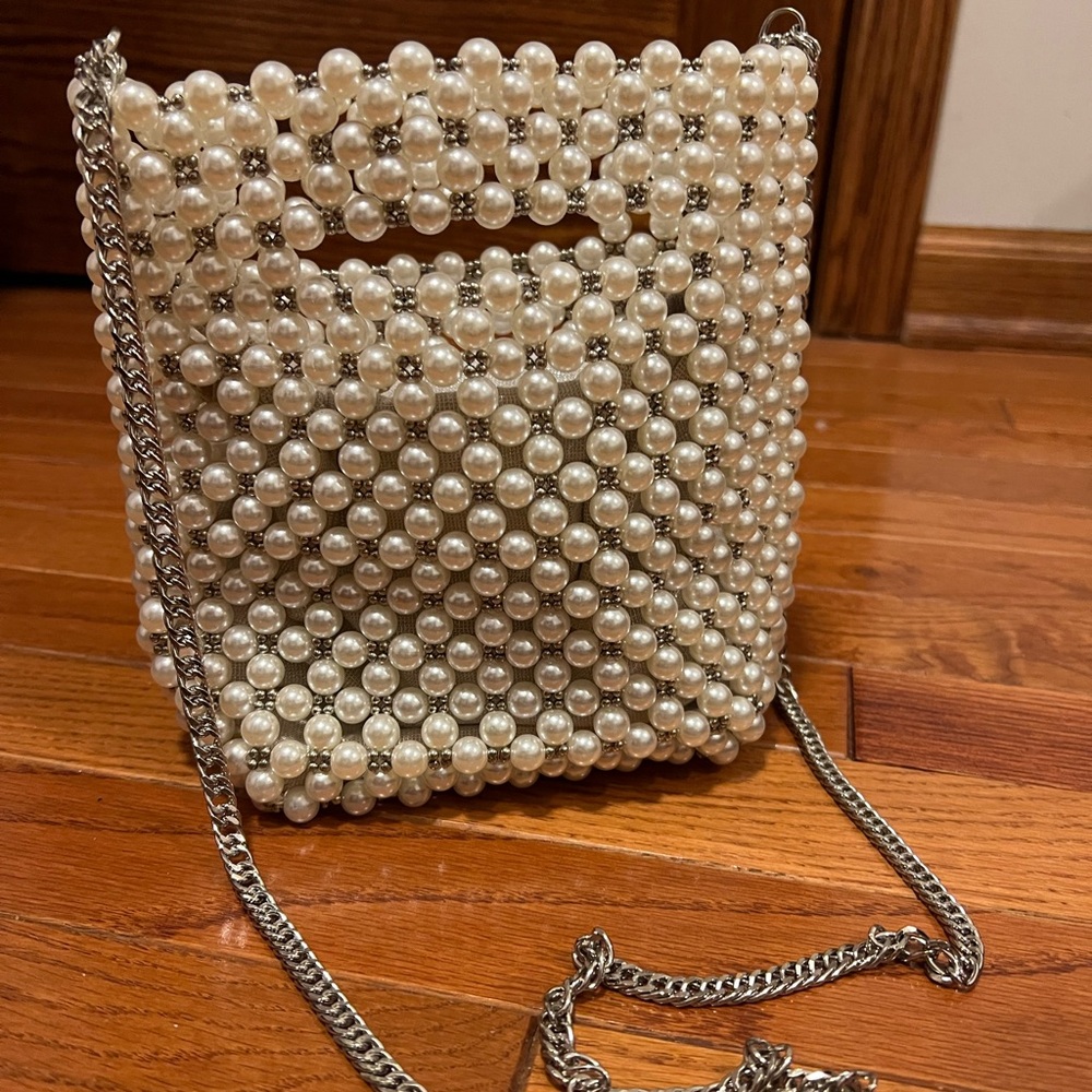 Zara Pearl Handbag